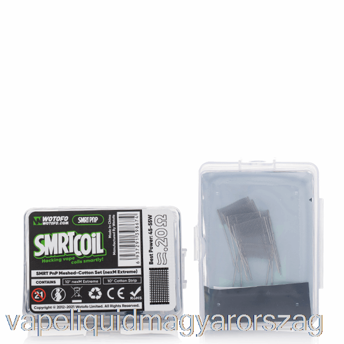 Wotofo Smrt Pamut Szett [pamut Készlet] Nexmesh Extreme Vape E Cigi